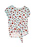 Jenna & Jessie Blue Short Sleeve Top Size 7 - photo 1