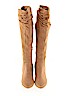 Hot In Hollywood Tan Boots Size 8 1/2 - photo 2
