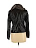 Wenxi Black Faux Leather Jacket Size L - photo 2