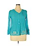 Zac & Rachel Blue Long Sleeve Top Size XL (petite) - photo 1