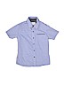 CRAFT + FLOW Blue Short Sleeve Button-Down Shirt Size 6 - photo 1