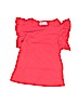 Kirei Sui 100% Cotton Red Short Sleeve Top Size 6 - photo 1