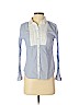 Ann Taylor LOFT 100% Cotton Blue Long Sleeve Button-Down Shirt Size S (petite) - photo 1