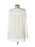 Simply Vera Vera Wang 100% Polyester White Long Sleeve Blouse Size L - photo 2