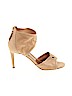 Aquazzura 100% Suede Tan Heels Size EU 38 - photo 1