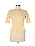 Vera Wang Yellow 3/4 Sleeve T-Shirt Size M - photo 1