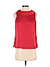 Talbots 100% Polyester Red Sleeveless Blouse Size 2 (petite) - photo 1