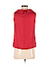 Talbots 100% Polyester Red Sleeveless Blouse Size 2 (petite) - photo 2