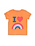 Peek... 100% Pima Cotton Orange Short Sleeve T-Shirt Size 3-6 mo - photo 1