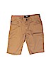Vans Solid Brown Denim Shorts Size 8 - photo 1