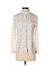 Ann Taylor LOFT 100% Polyester Ivory Long Sleeve Blouse Size S (petite) - photo 1
