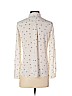 Ann Taylor LOFT 100% Polyester Ivory Long Sleeve Blouse Size S (petite) - photo 2