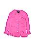 Ralph Lauren 100% Supima Cotton Pink Cardigan Size 3T - photo 1
