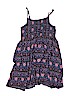 Mudd 100% Rayon Print Blue Dress Size 12 - photo 1