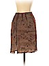 Finity 100% Silk Brown Silk Skirt Size 2 (petite) - photo 2