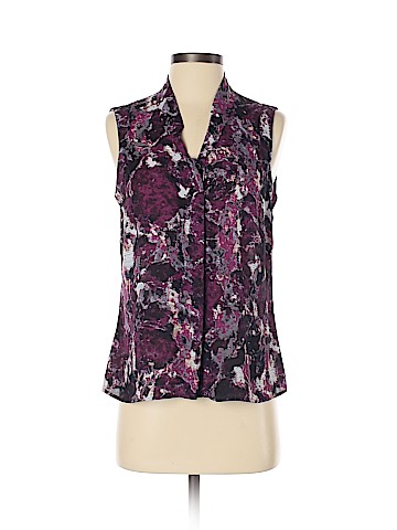 Anne Klein Sleeveless Button-Down Shirt (view 1)