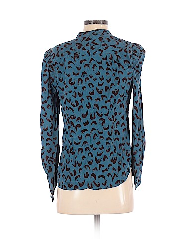 Moda International Long Sleeve Silk Top (view 2)
