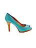 Nine West Blue Heels Size 7 1/2 - photo 1