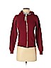 American Apparel Burgundy Zip Up Hoodie Size XXS - photo 1