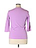 Christopher & Banks Purple 3/4 Sleeve Top Size XL (petite) - photo 2