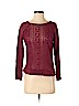 Rewind Burgundy Long Sleeve Top Size S - photo 1