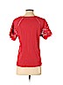 Ann Taylor LOFT 100% Cotton Red Short Sleeve Top Size S (petite) - photo 2