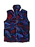 Patagonia 100% Polyester Print Blue Vest Size 12 - photo 1