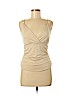 White House Black Market Tan Sleeveless Top Size M - photo 1