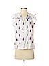 Ann Taylor LOFT 100% Cotton White Short Sleeve Blouse Size S (petite) - photo 1