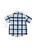 Carter's 100% Cotton Blue Short Sleeve Button-Down Shirt 0-3 MO / 3 MO - photo 2
