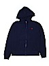 Polo by Ralph Lauren 100% Cotton Solid Blue Zip Up Hoodie Size 18 - 20 - photo 1