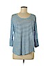 Joie 100% Linen Blue 3/4 Sleeve T-Shirt Size XS - photo 1