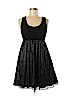 Alice + Olivia Black Cocktail Dress Size M - photo 1