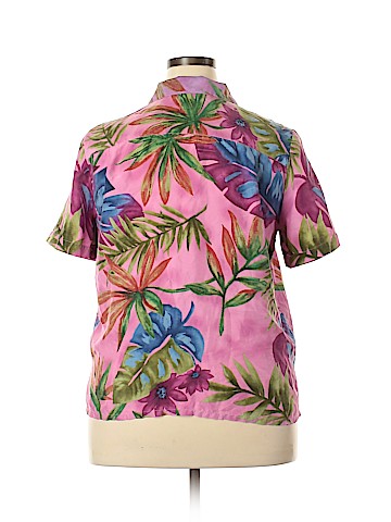 Alfred Dunner Short Sleeve Silk Top (view 2)