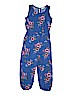 Eyeshadow Floral Blue Jumpsuit Size 8 - photo 1