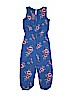 Eyeshadow Floral Blue Jumpsuit Size 8 - photo 2