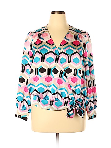 INC International Concepts Long Sleeve Blouse (view 1)