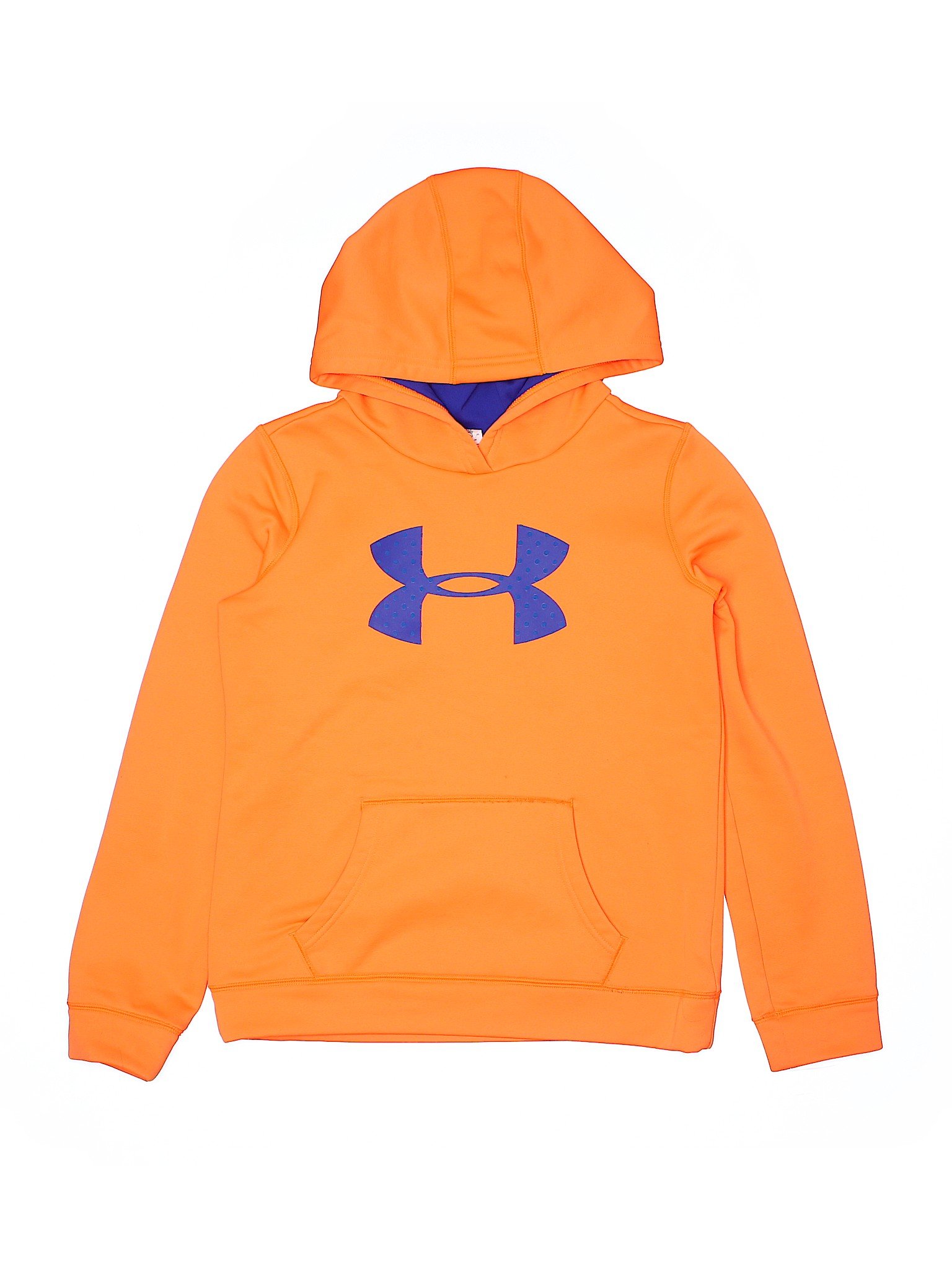 boys orange under armour hoodie