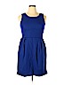 J. Crew Factory Store Blue Casual Dress Size 14 - photo 1