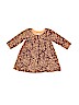 Old Navy 100% Cotton Animal Print Tan Long Sleeve Top Size 6-12 mo - photo 1