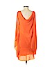 Diane von Furstenberg 100% Silk Orange Casual Dress Size 4 - photo 2