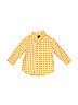 Baby Gap 100% Cotton Yellow Long Sleeve Button-Down Shirt Size 18-24 mo - photo 1