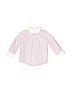 Janie and Jack 100% Cotton Stripes White Long Sleeve Button-Down Shirt Size 12-18 mo - photo 1