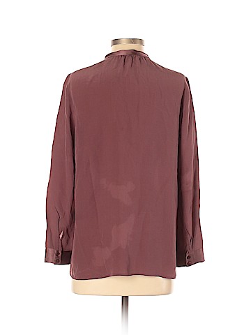 Eileen Fisher Long Sleeve Silk Top (view 2)