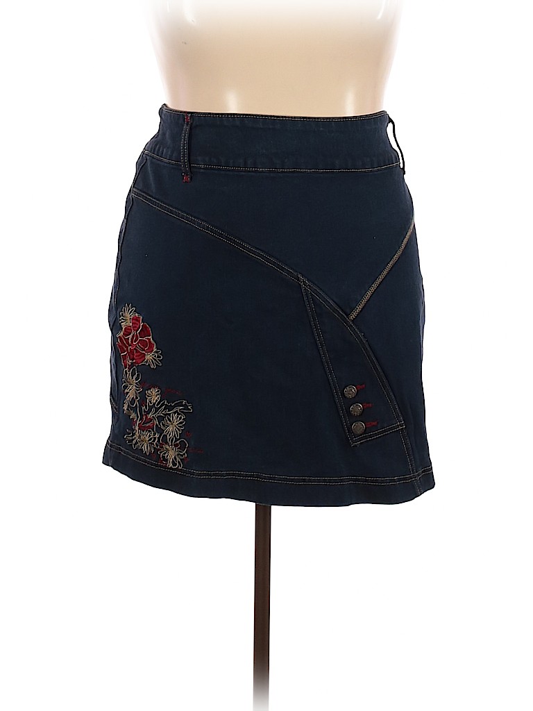 Joe Browns Blue Denim Skirt Size 18 - photo 1