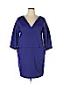 Lisa Perry 100% Wool Purple Casual Dress Size 10 - photo 1