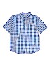 Cabin Creek Blue Short Sleeve Button-Down Shirt Size M (youth) - photo 1