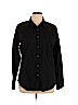 Twenty X 100% Cotton Black Long Sleeve Button-Down Shirt Size XL - photo 1