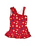 Energie 100% Cotton Solid Red Dress Size S (kids) - photo 1