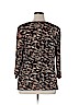 Chico's Brown 3/4 Sleeve Blouse Size XL (3) - photo 2
